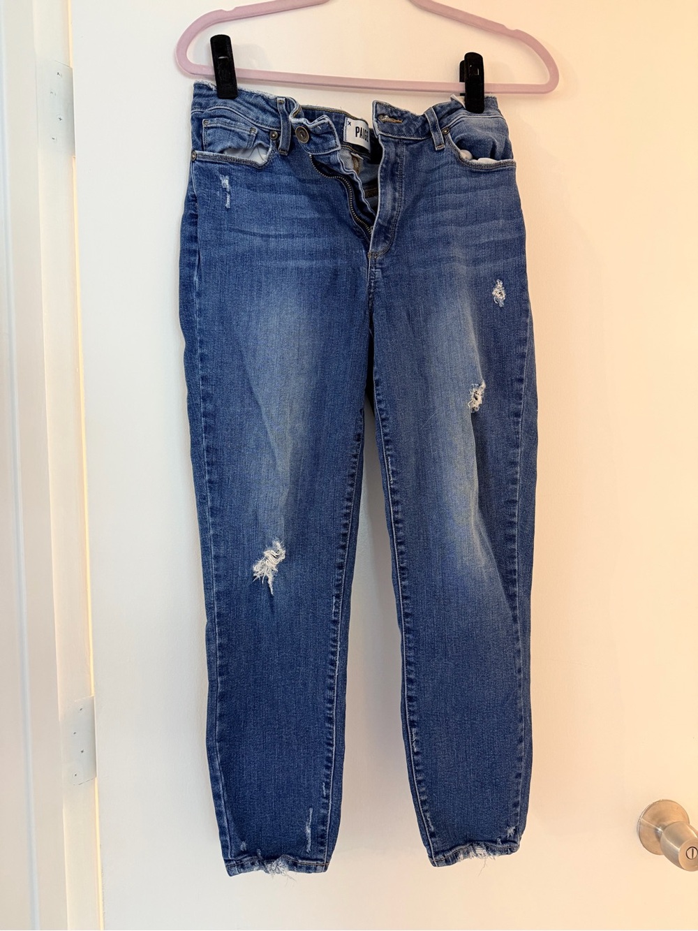 Paige hoxton crop jeans